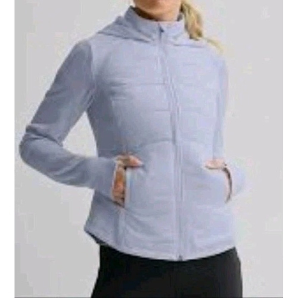 Women's Tek Gear Hooded Mixed-Media Jacket Lavender Size Small NWT